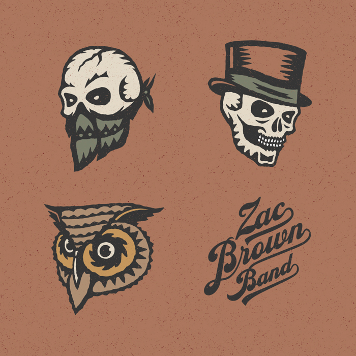 Zac Brown Band Icons